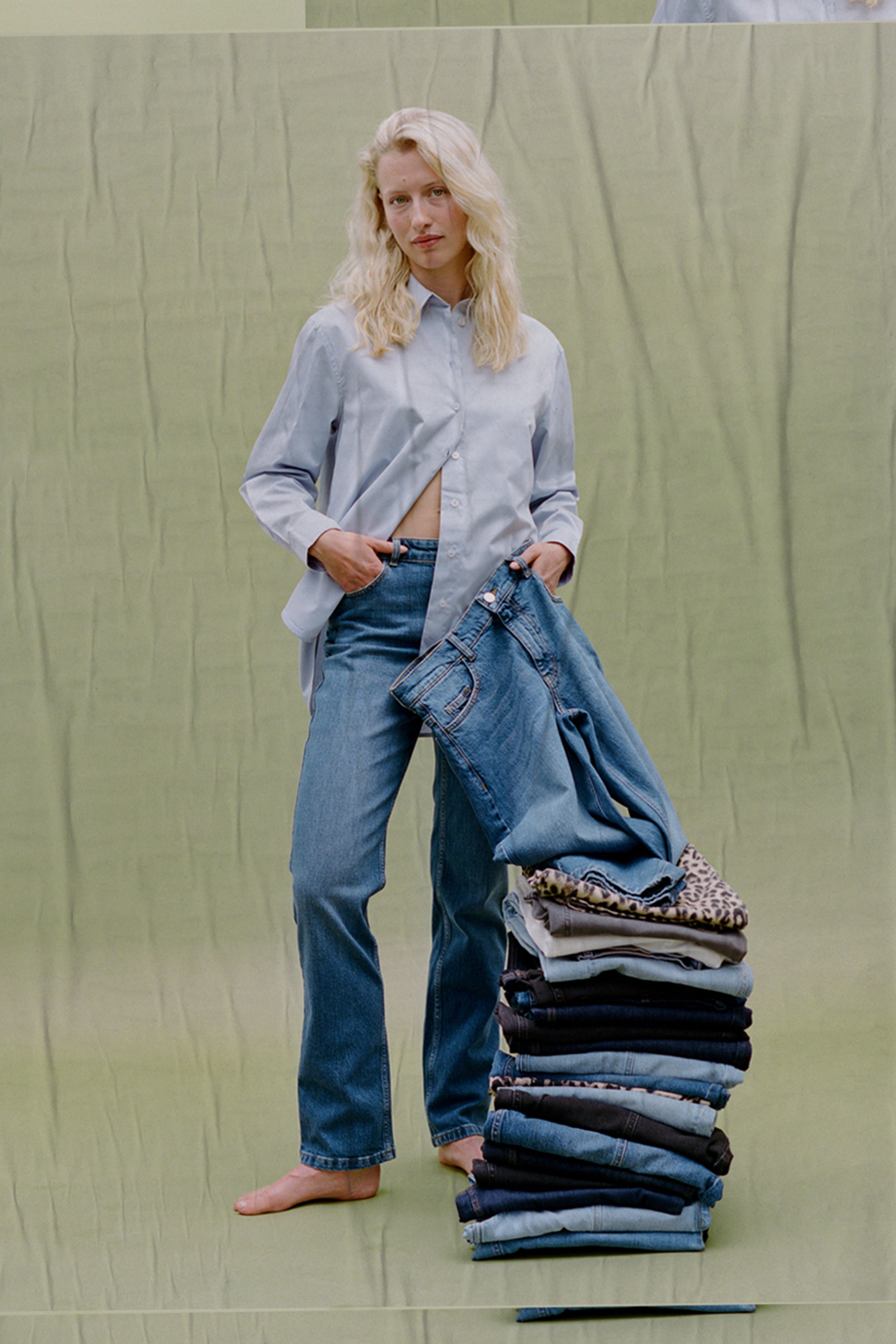 NO 04 JEANS | vasket blå