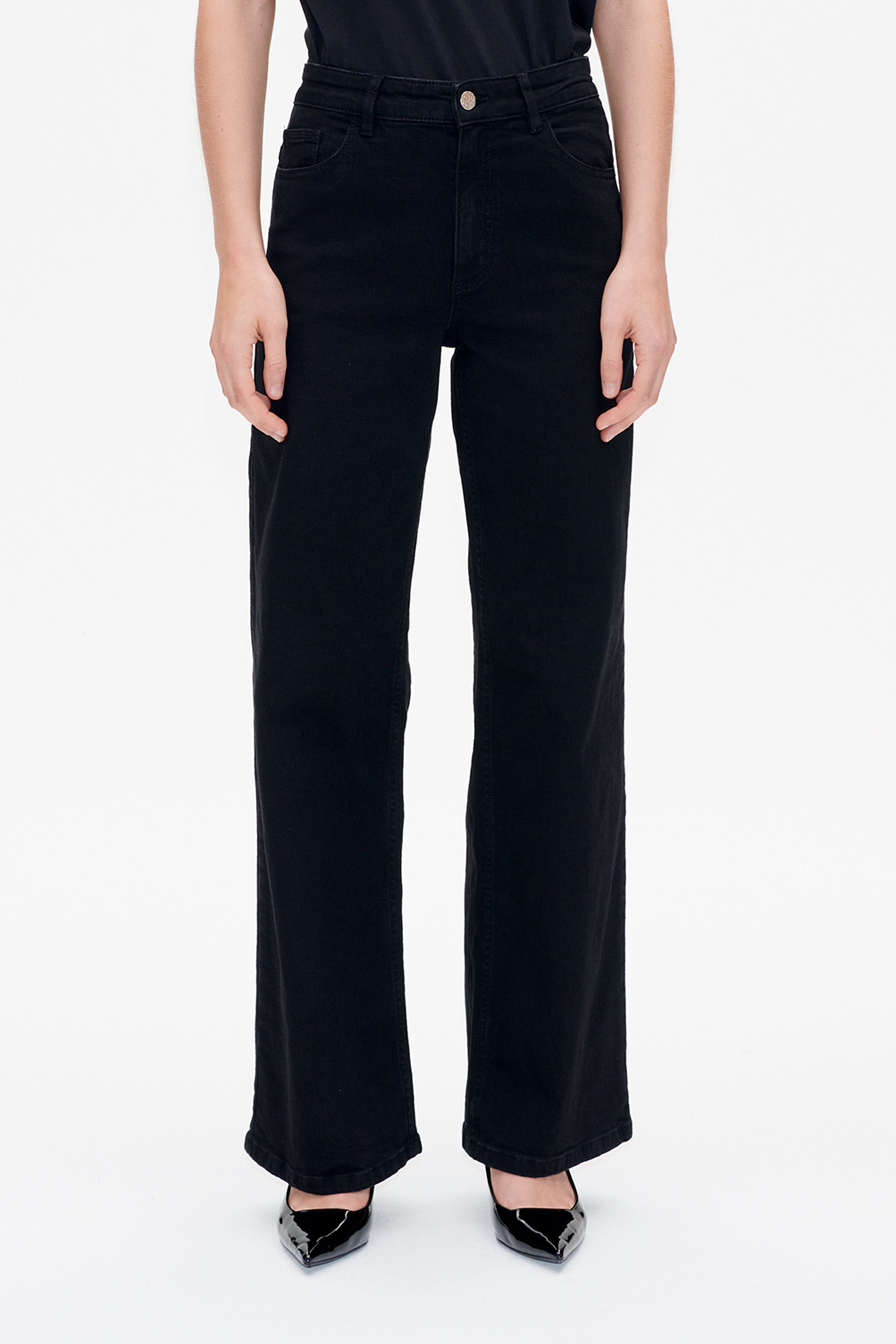 NICETTE JEANS | Black Denim