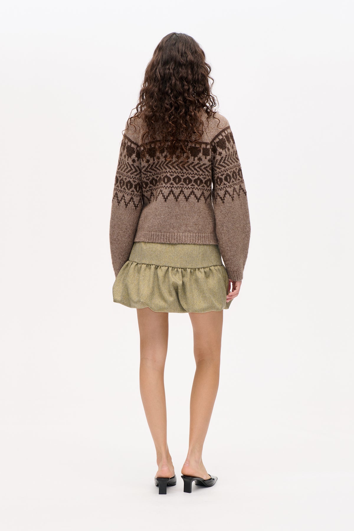 COLIN CARDIGAN | Brun Fair Isle