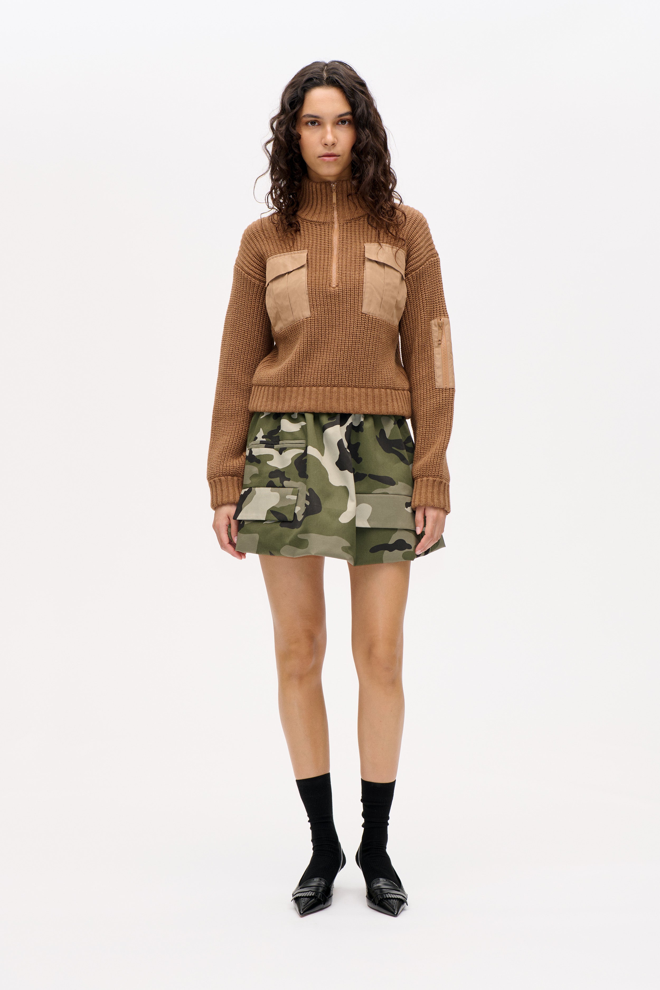 CLYDE SWEATER | Mocha Camel