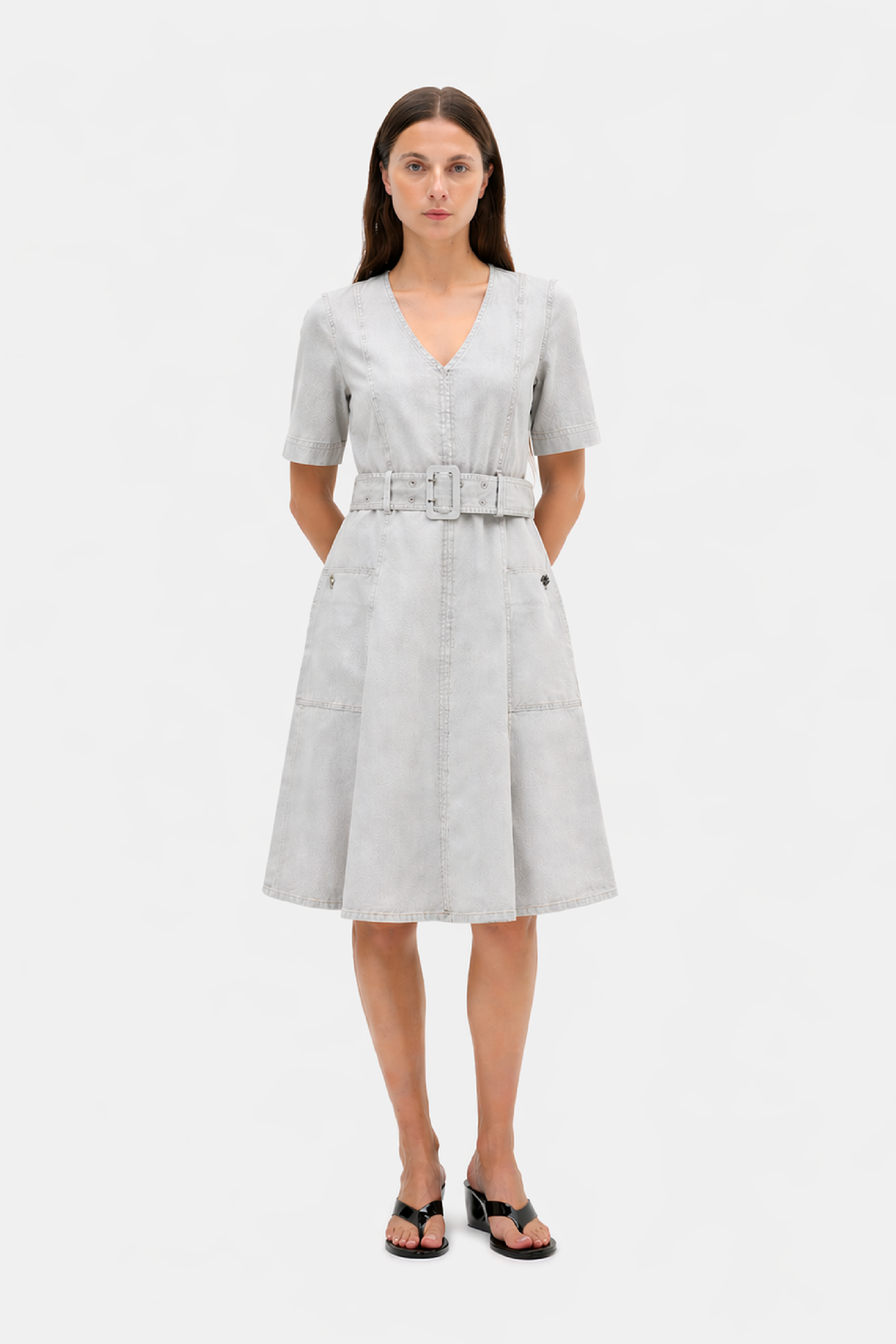 AMORA DRESS | Opal Gray