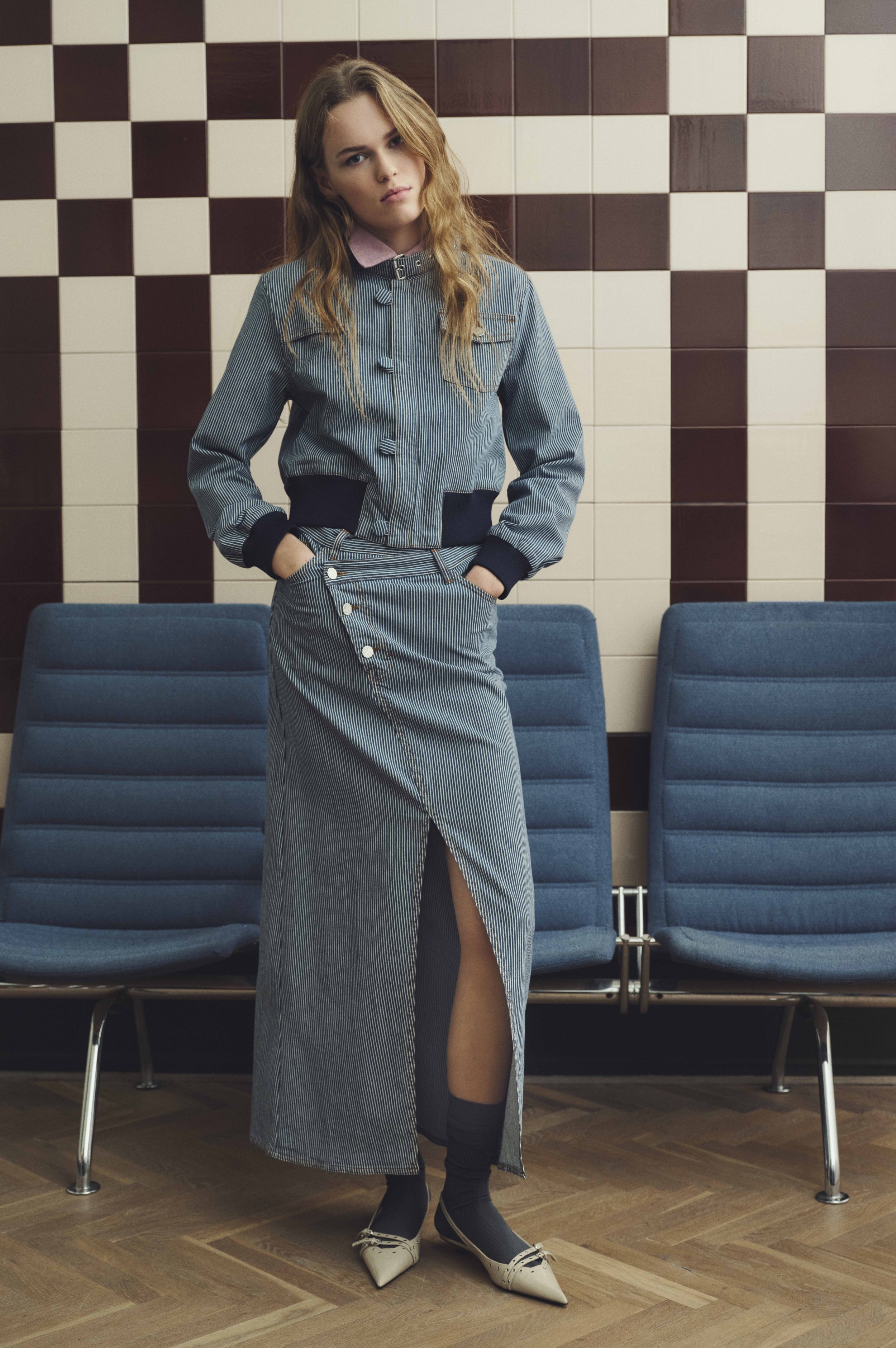 SIGGE nederdel | Milk Boy Stripe
