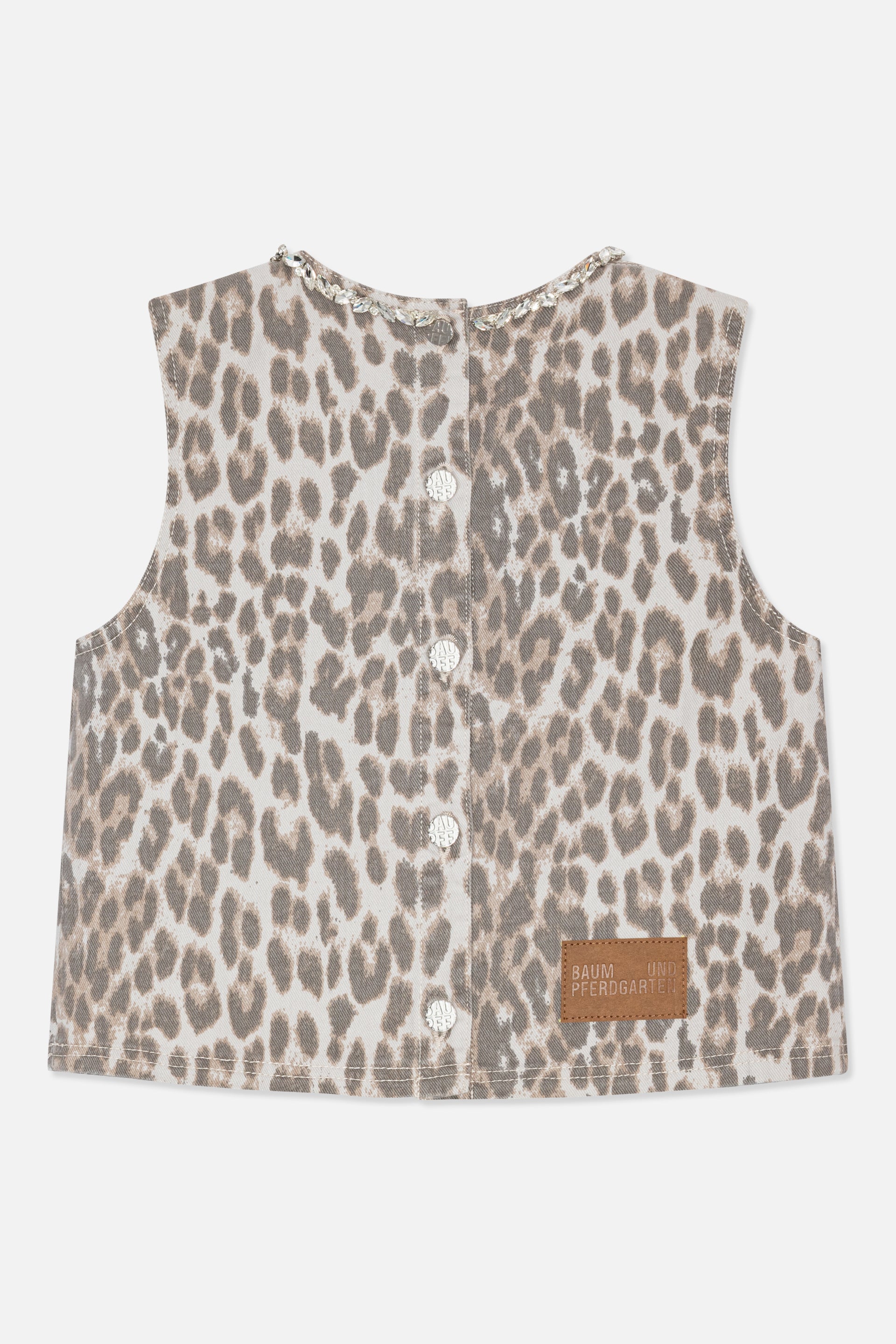 MEDINE TOP | Leopard Corduroy Mix
