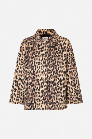 BESSIE JACKET | Brown Baum Leopard