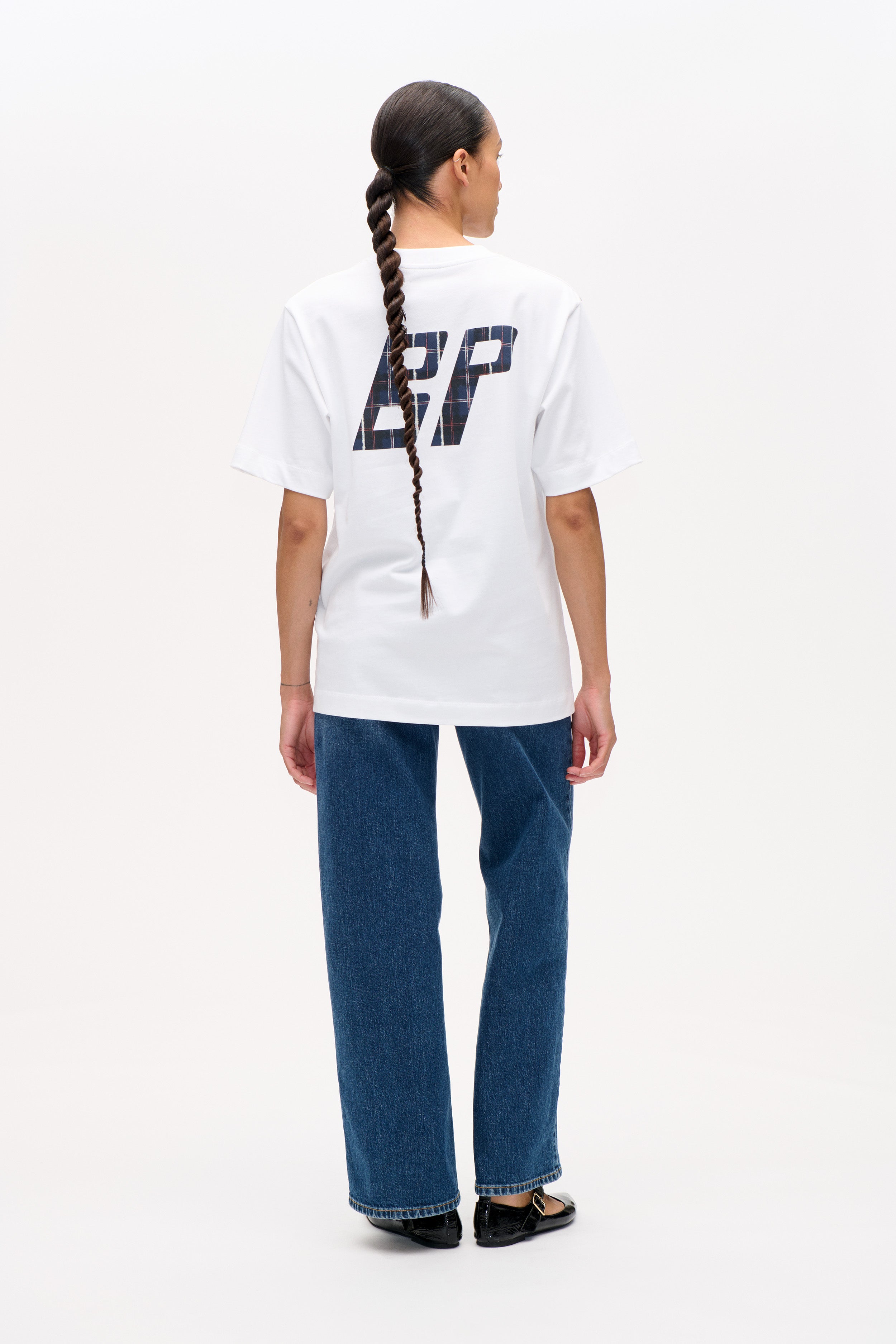 JANINA T-SHIRT | BP Navy Check