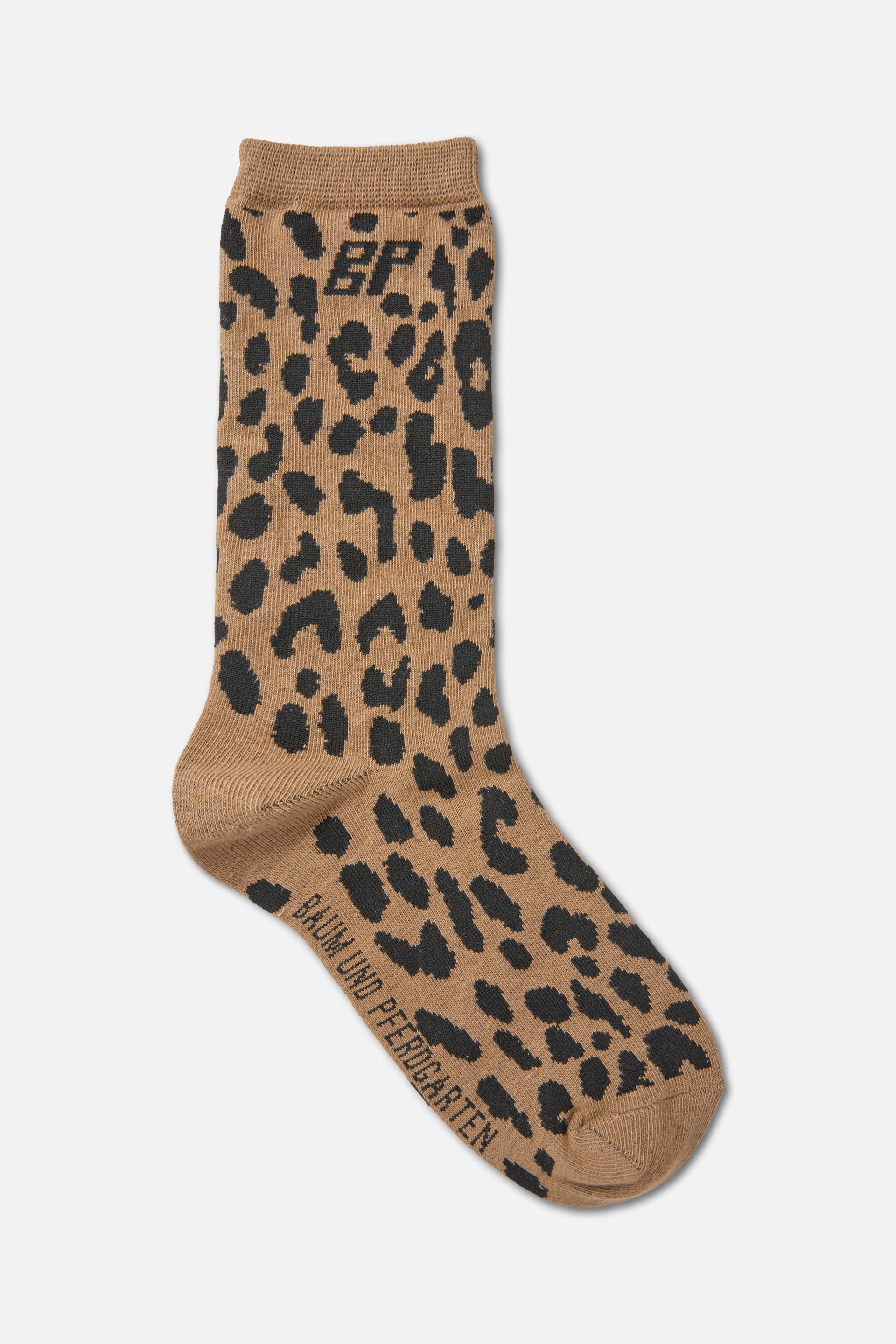 LING SOCKS | Brown Leopard Socks