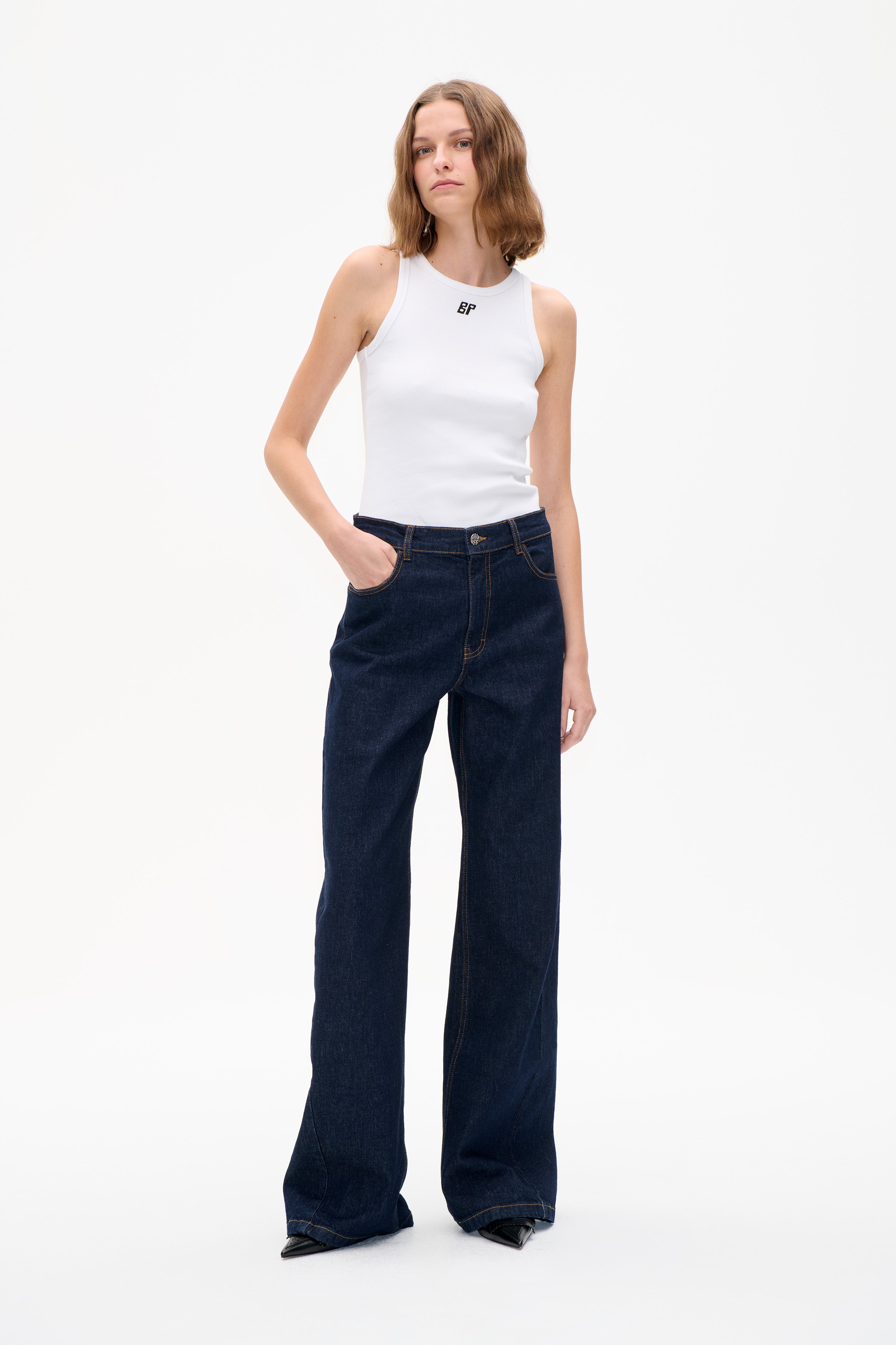 NO 03 JEANS | Dark Blue Rinse