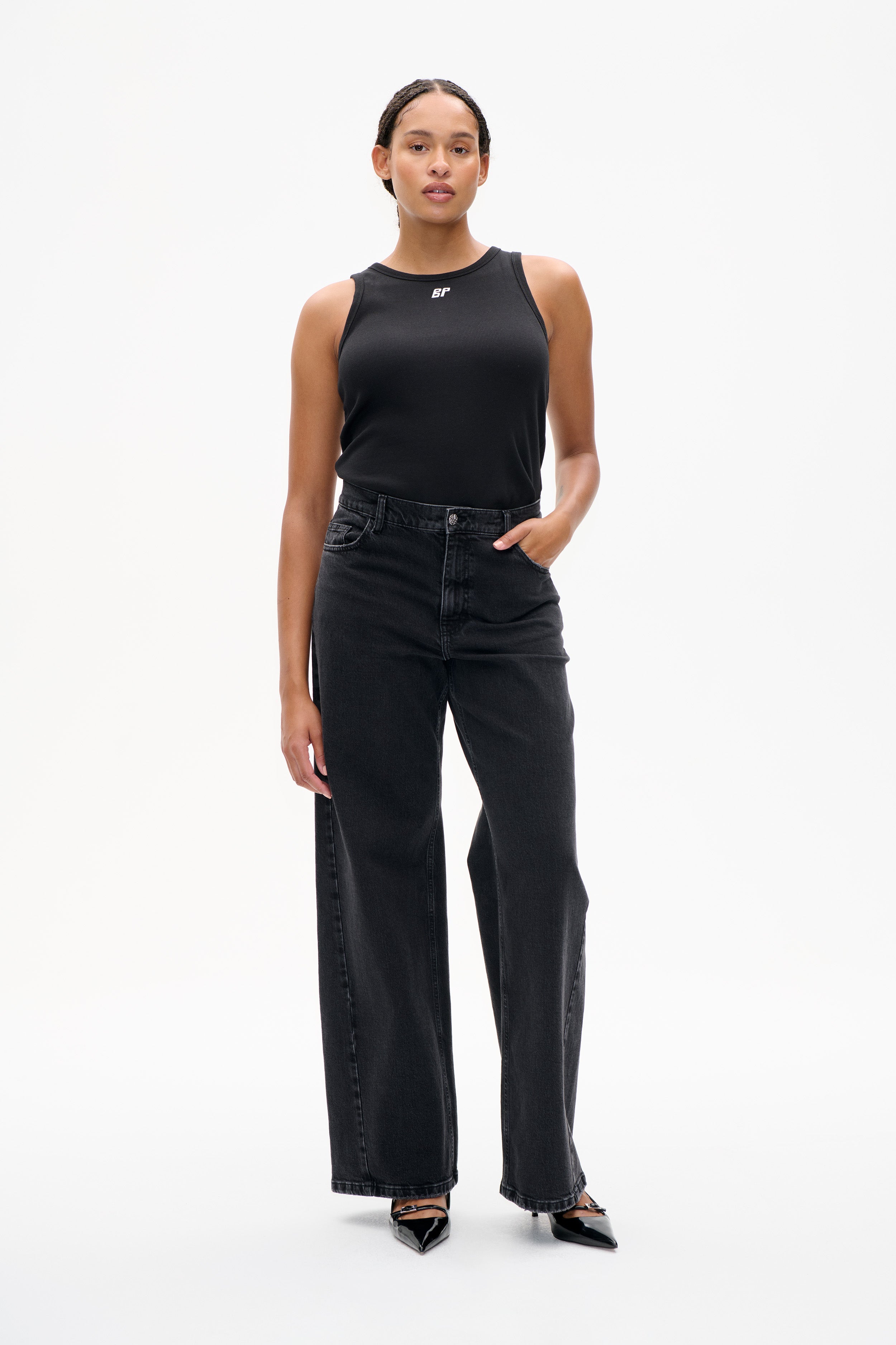 NO 03 JEANS | Black Washed Denim